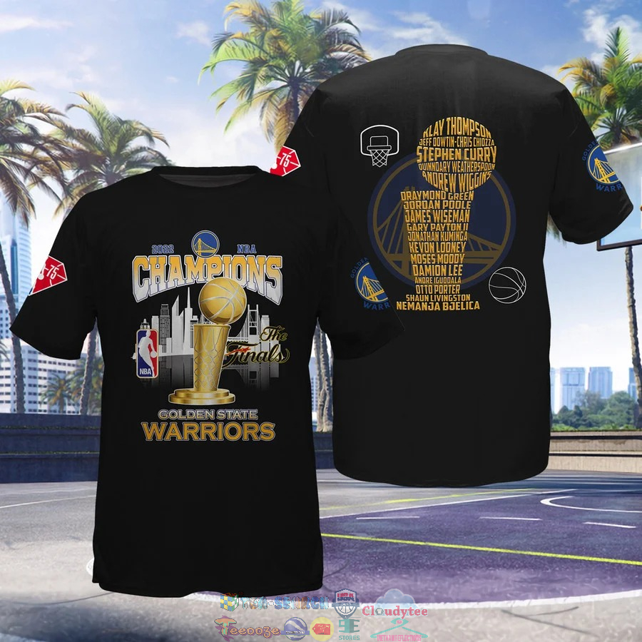 2022 Champions Trophy Golden State Warriors 3D Shirt