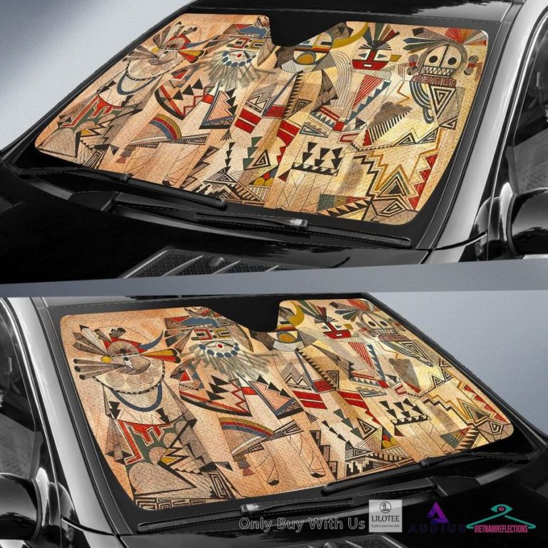 Native American Culture Pattern Car Sun Shades - Royal Pic of yours