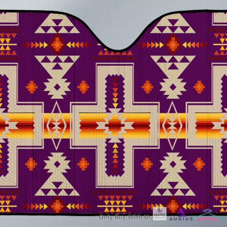 Native American Violet Car Sun Shades - I like your hairstyle
