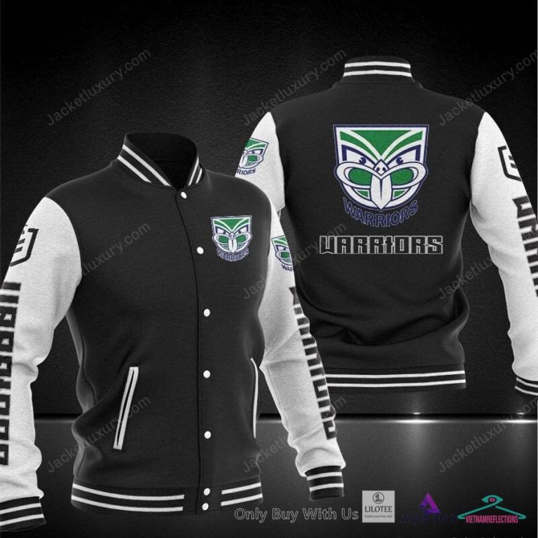New Zealand Warriors Baseball Jacket - You tried editing this time?