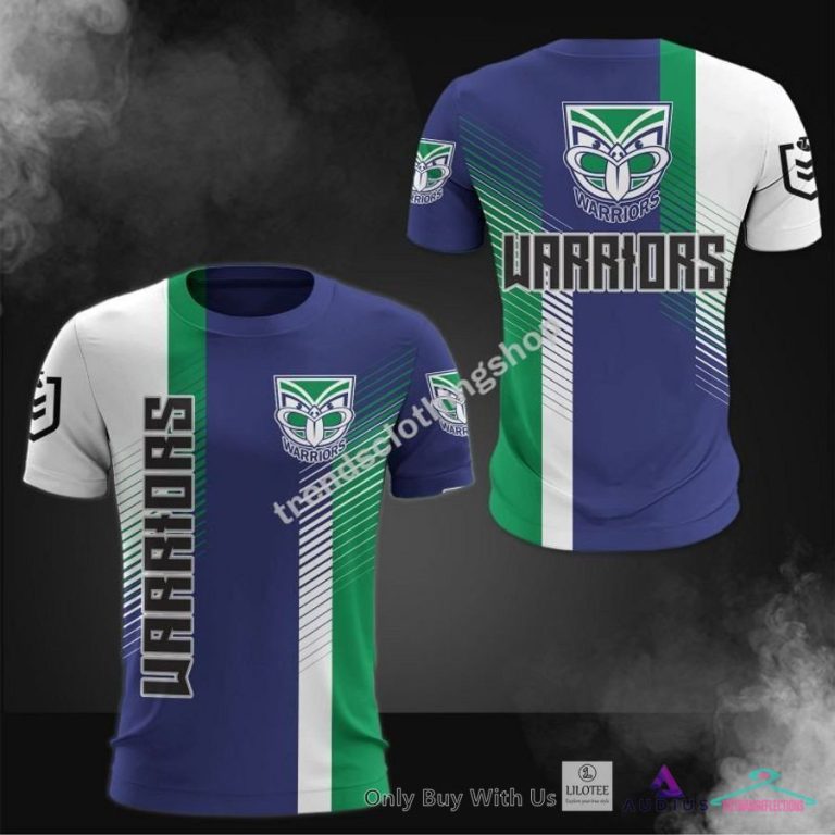 NEW New Zealand Warriors Blue green Hoodie, Shirt