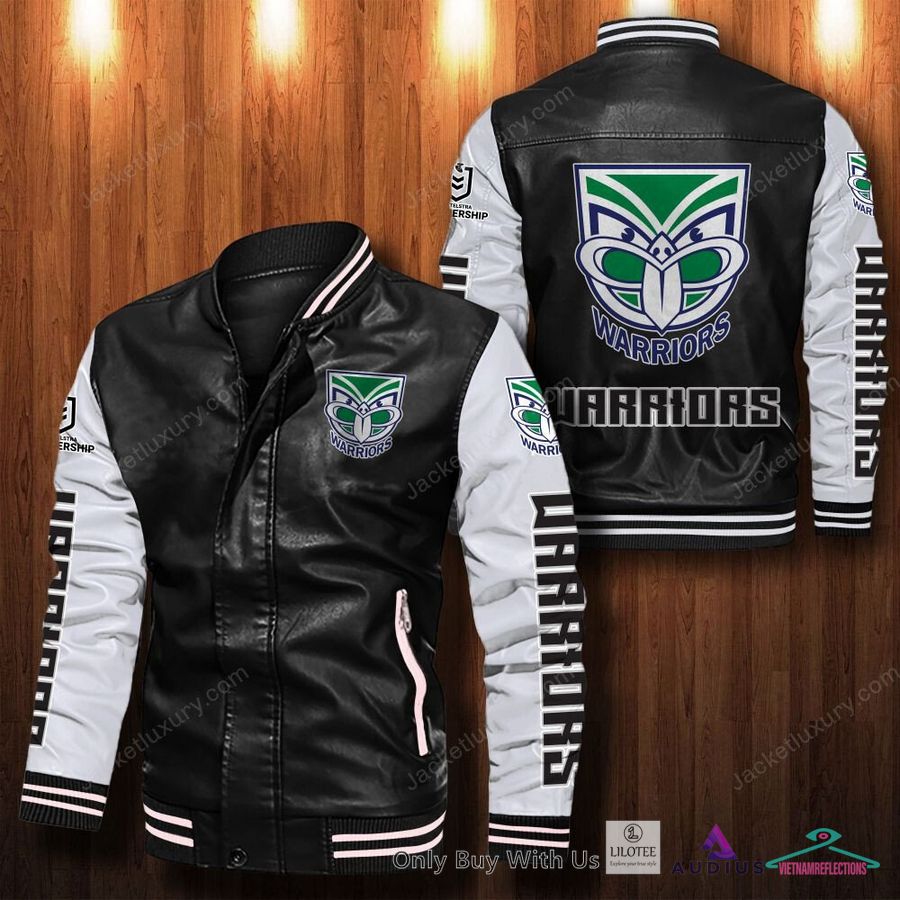 New Zealand Warriors Bomber Leather Jacket - Oh my God you have put on so much!