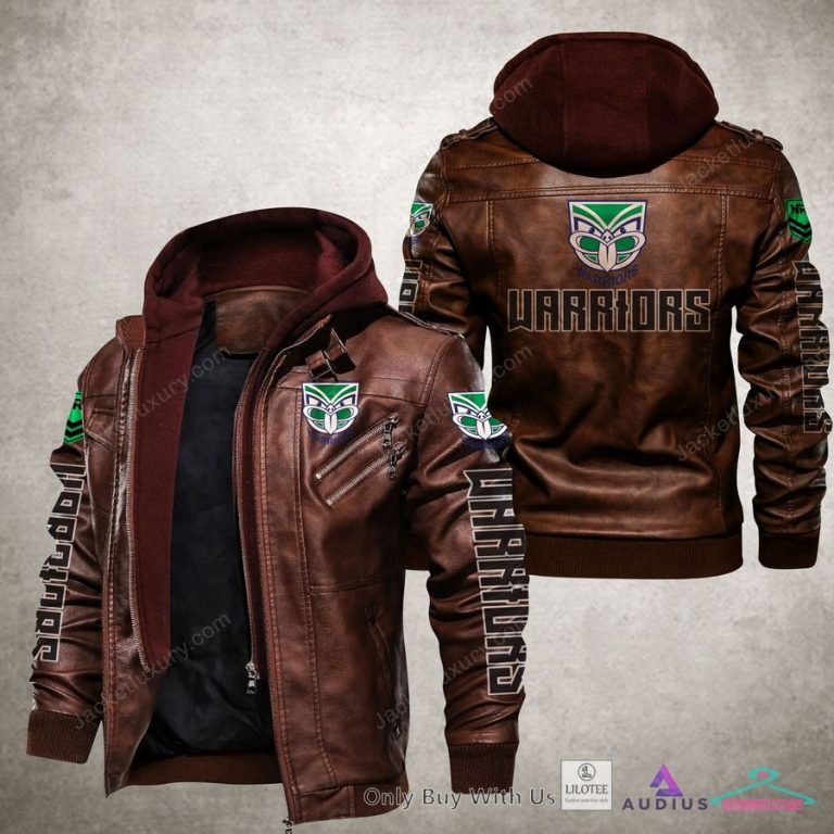 New Zealand Warriors Leather Jacket - You look beautiful forever