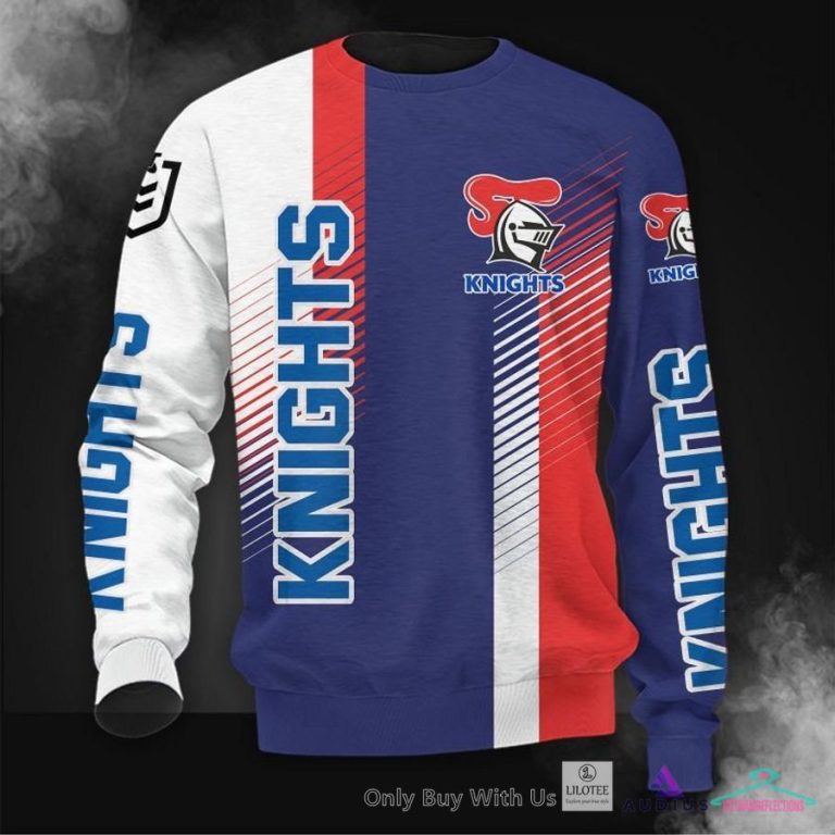 NEW Newcastle Knights Blue Red line Hoodie, Shirt