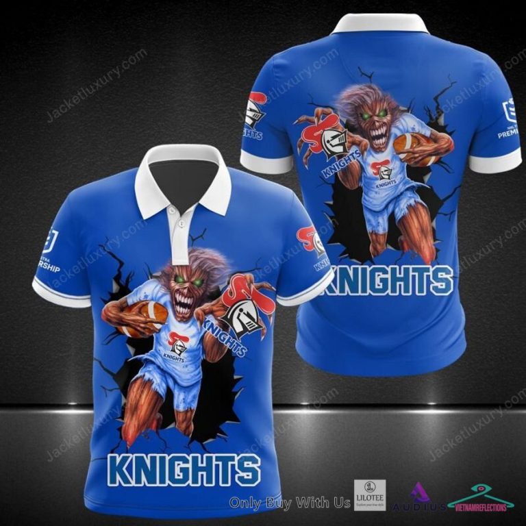 NEW Newcastle Knights Iron Maiden Blue Hoodie, Shirt