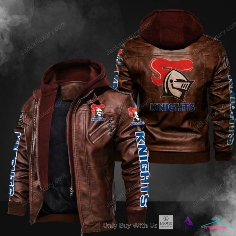 Newcastle Knights Leather Jacket - Natural and awesome
