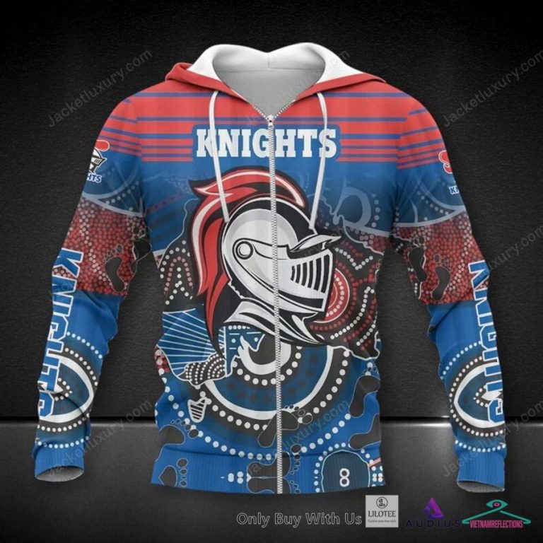 NEW Newcastle Knights Native American Pattern Hoodie, Shirt
