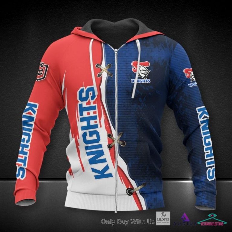 NEW Newcastle Knights Red Blue Hoodie, Shirt