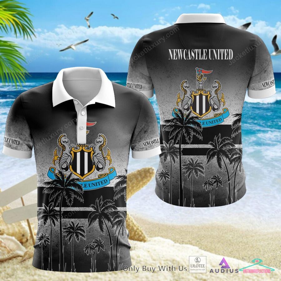 NEW Newcastle United F.C Coconut Hawaiian Shirt, Short 7