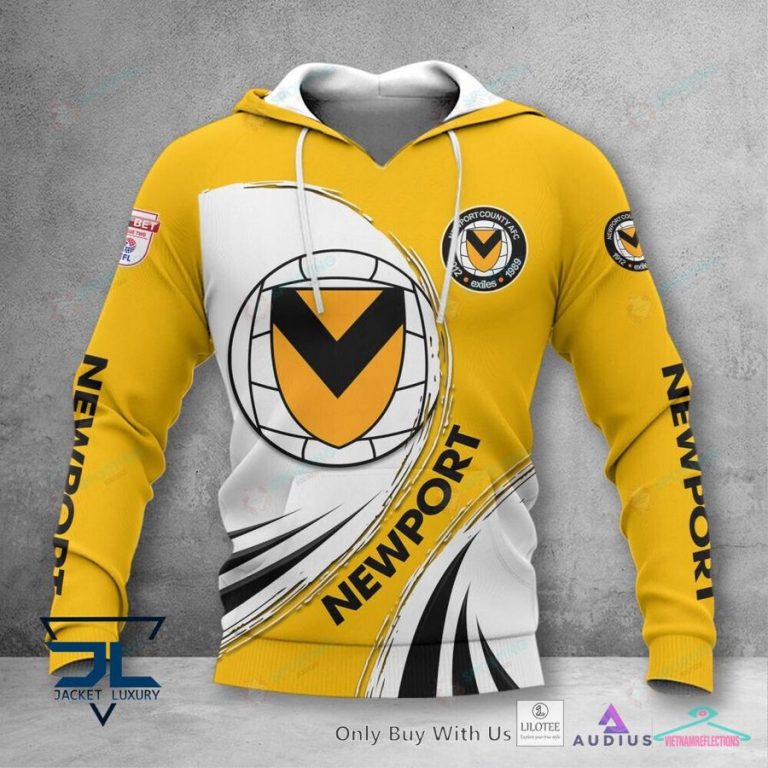 Newport County Yellow White Polo Shirt, hoodie - You tried editing this time?