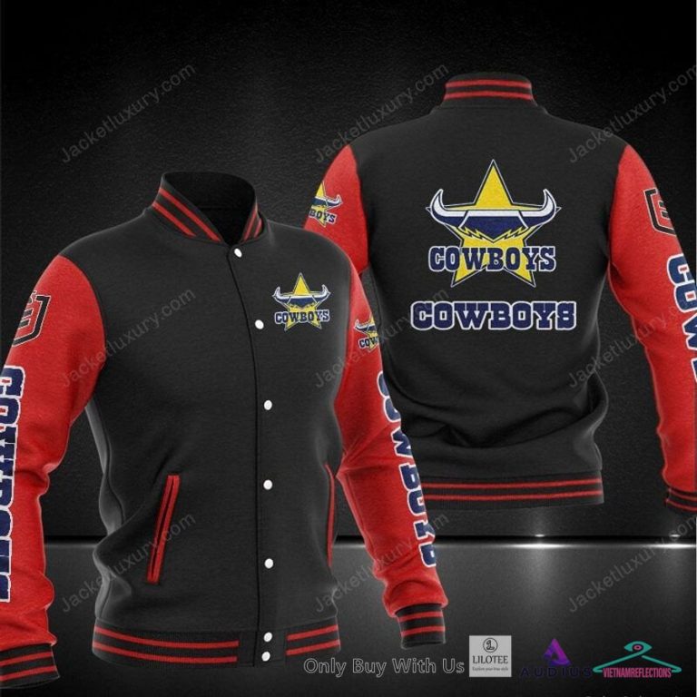 North Queensland Cowboys Baseball Jacket - Best picture ever
