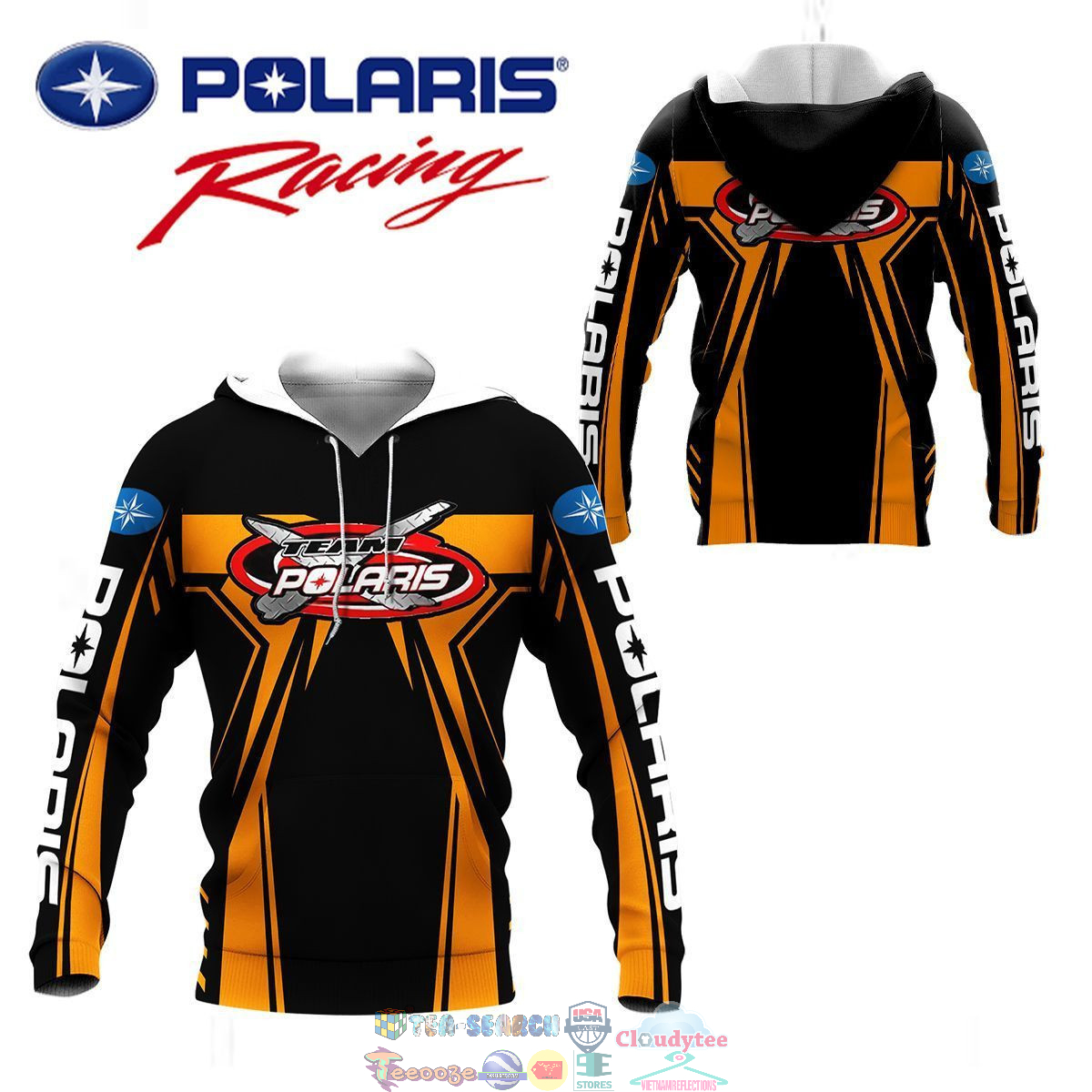 Polaris Racing Team ver 1 3D hoodie and t-shirt