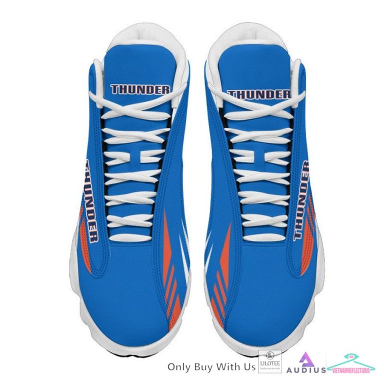 Oklahoma City Thunder Air Jordan 13 Sneaker - Nice place and nice picture