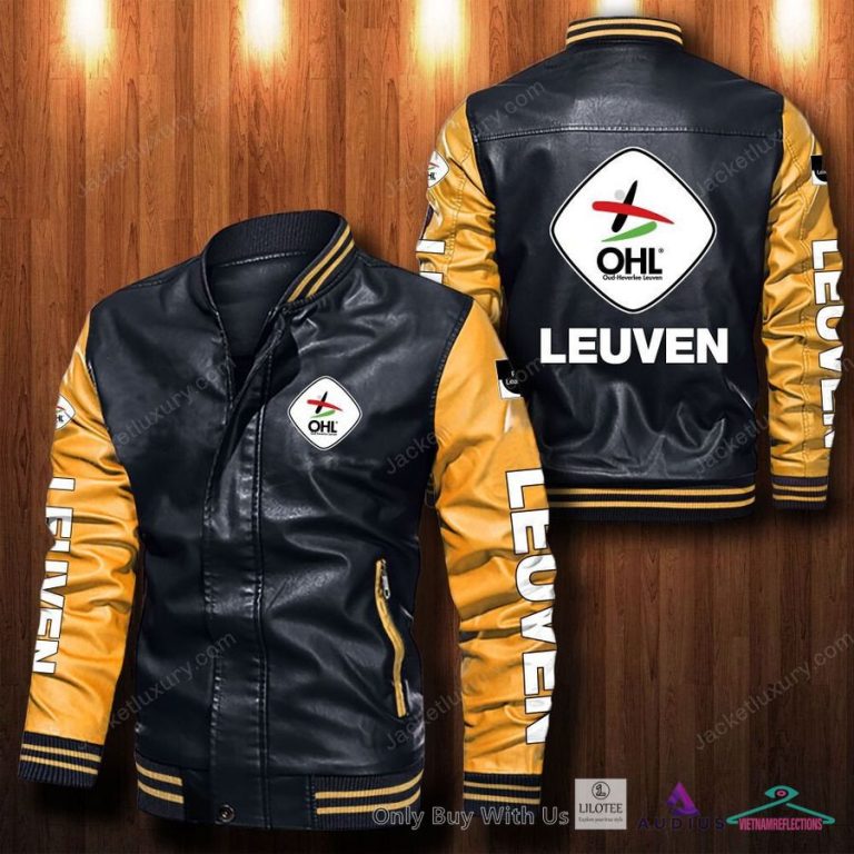 Oud-Heverlee Leuven Bomber Leather Jacket - You look lazy