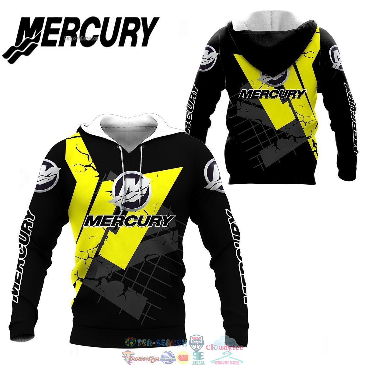 Mercury ver 6 3D hoodie and t-shirt