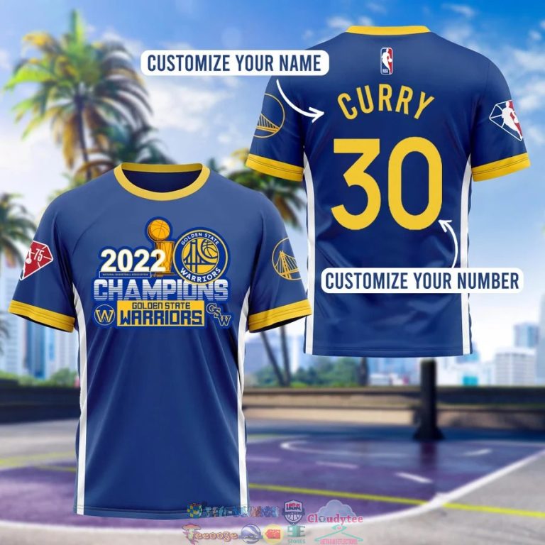 Personalized 2022 Champions Golden State Warriors 3D Shirt 4