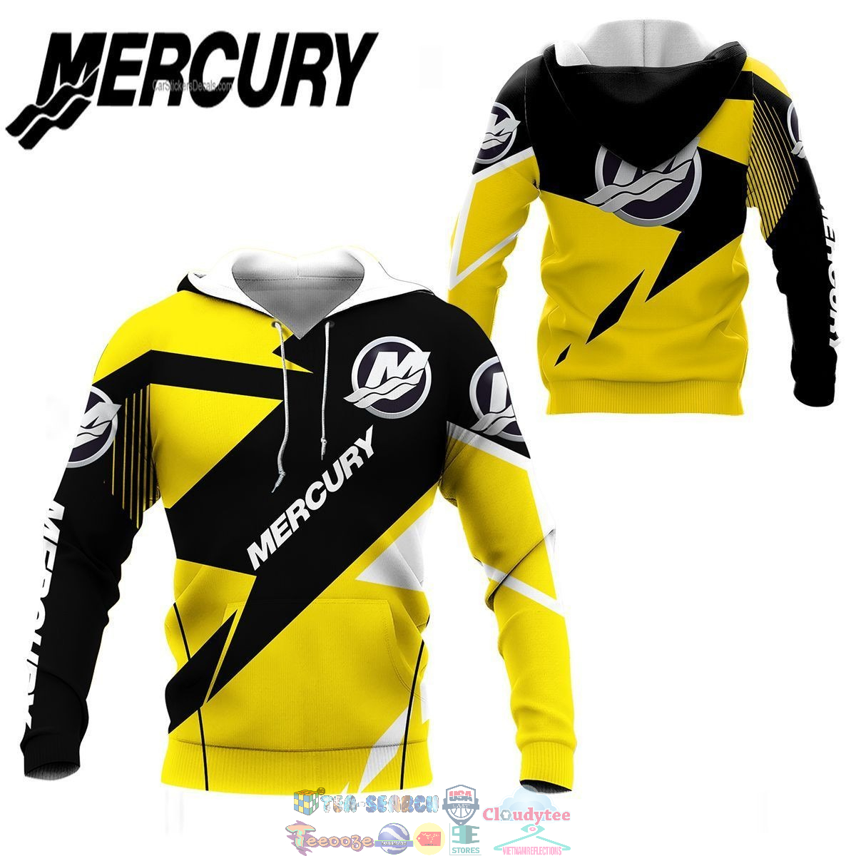 Mercury ver 7 3D hoodie and t-shirt