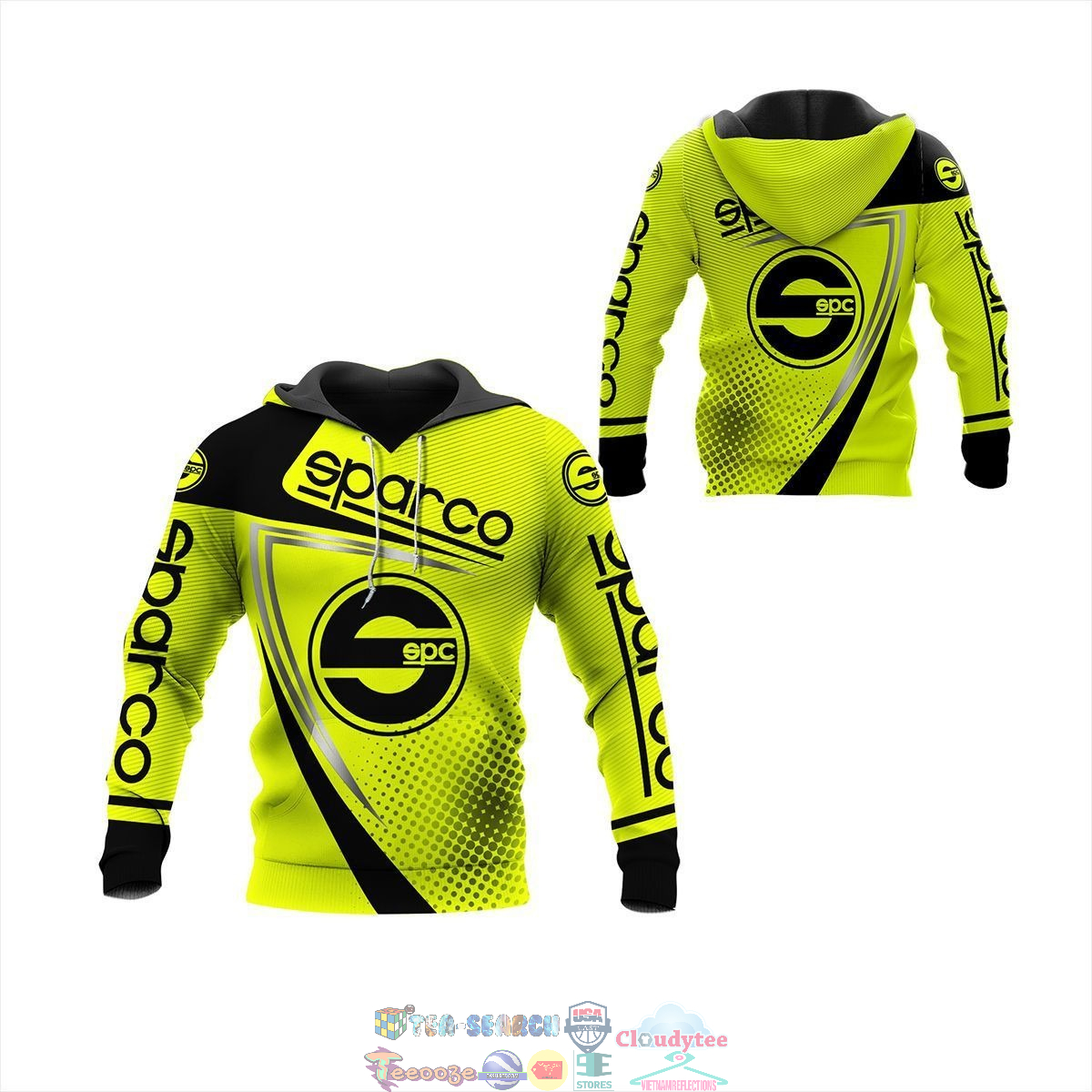 Sparco ver 33 3D hoodie and t-shirt