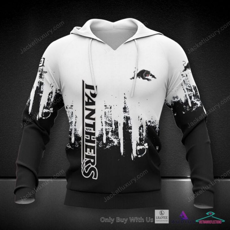 NEW Penrith Panthers Black White Hoodie, Shirt