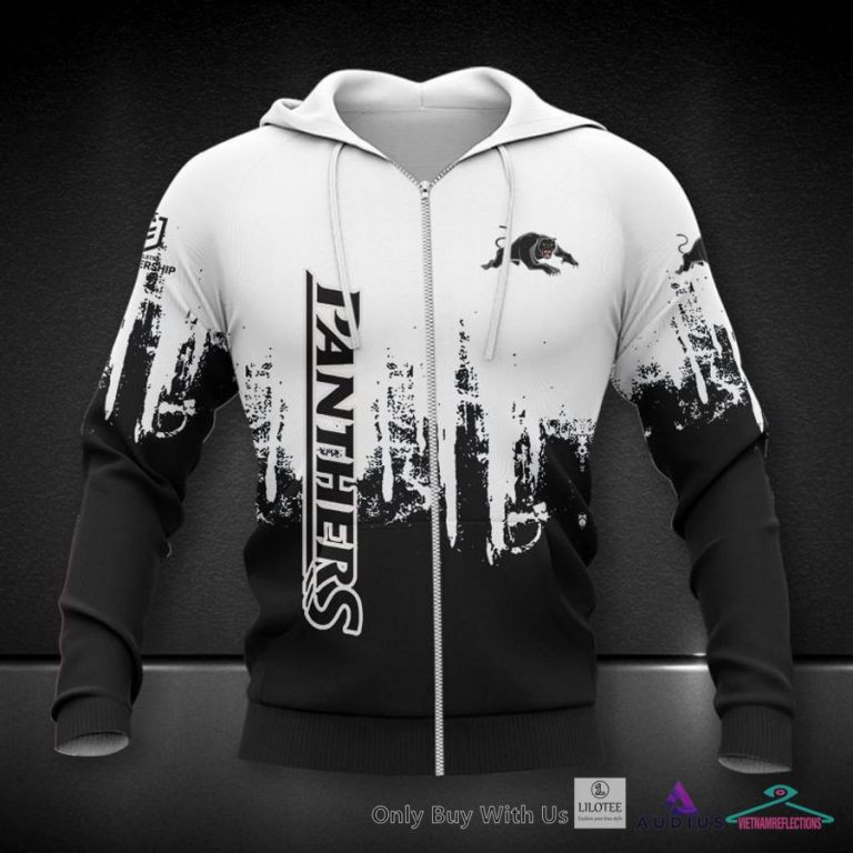 NEW Penrith Panthers Black White Hoodie, Shirt