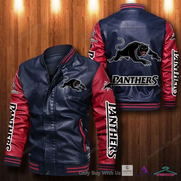 Penrith Panthers Bomber Leather Jacket - I am in love with your dress