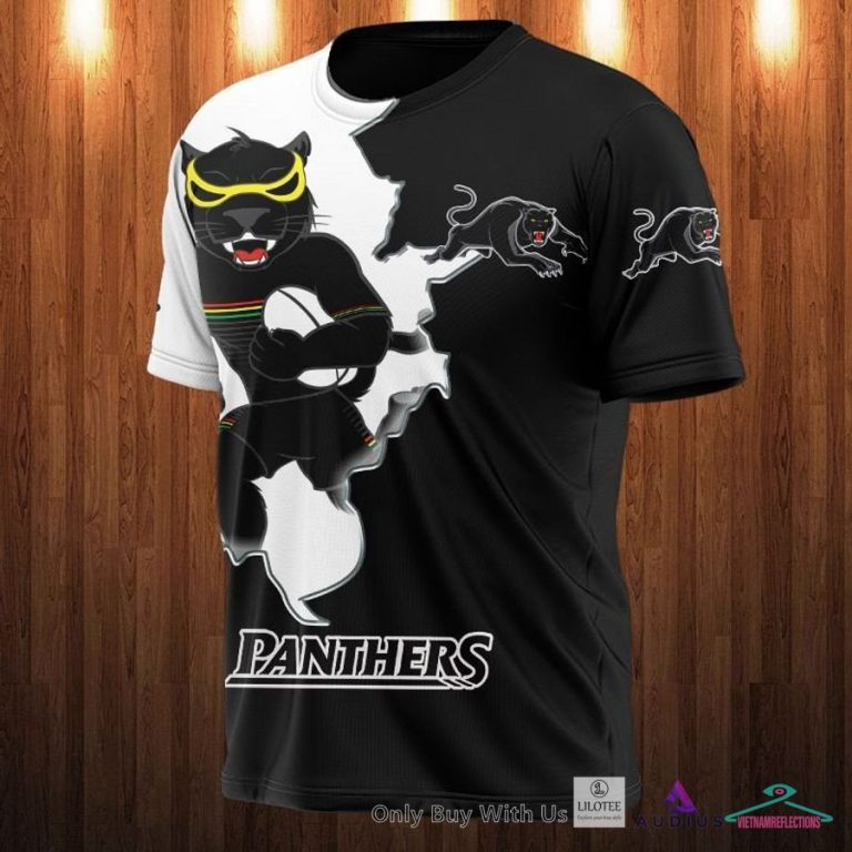NEW Penrith Panthers Logo Black Hoodie, Shirt