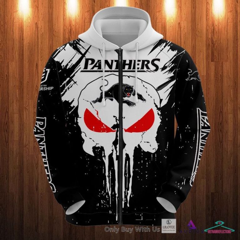 Penrith Panthers Punisher Skull Hoodie, Polo Shirt - Loving, dare I say?