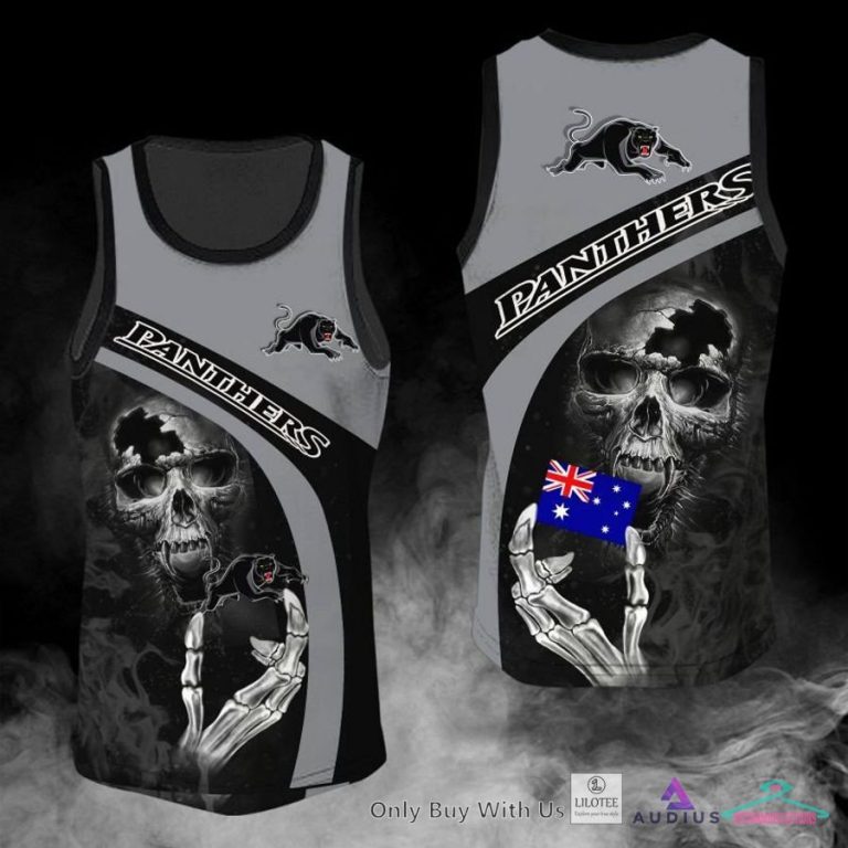 NEW Penrith Panthers Skull Black Hoodie, Shirt