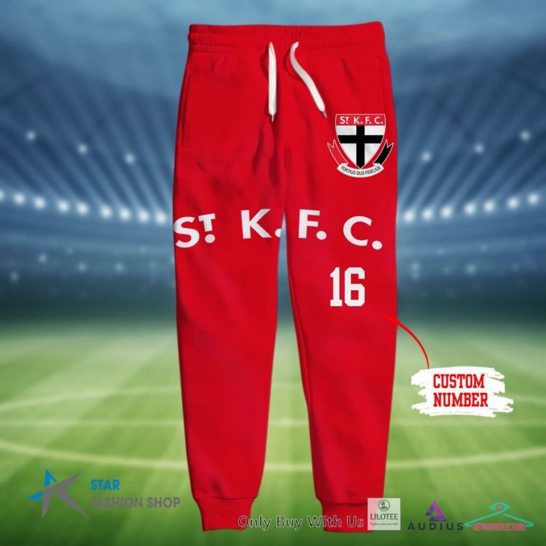 Personalized St Kilda Football Club Hoodie, Pants - Cutting dash