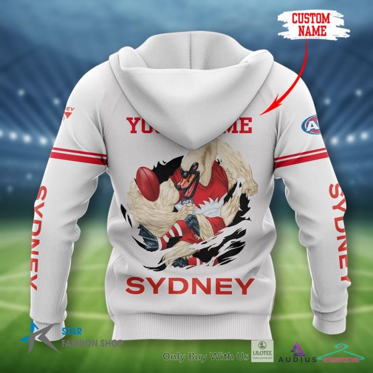 Personalized Sydney Swans Hoodie, Pants - Rocking picture