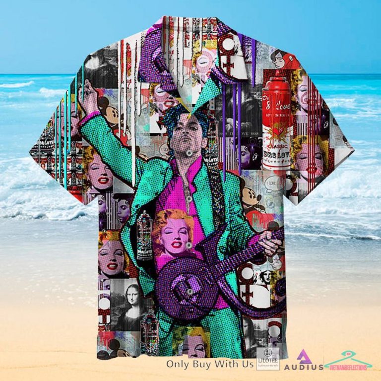 Prince Purple Rain Casual Hawaiian Shirt - Wow! What a picture you click