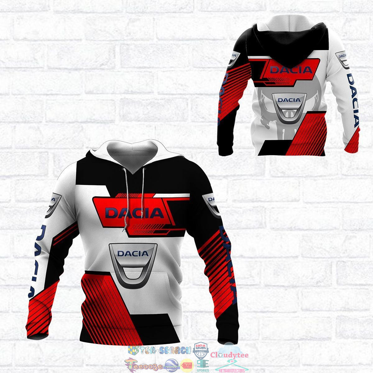 Automobile Dacia ver 9 3D hoodie and t-shirt