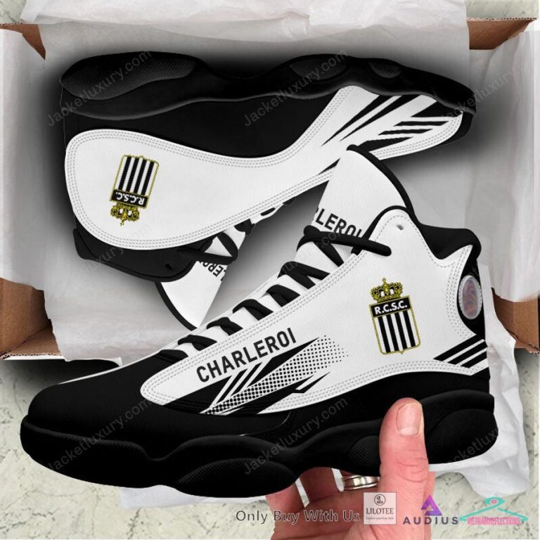 R. Charleroi S.C Air Jordan 13 Sneaker Shoes - Eye soothing picture dear