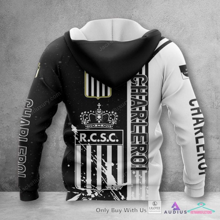 R. Charleroi S.C Black and White Hoodie, Shirt - Beauty queen