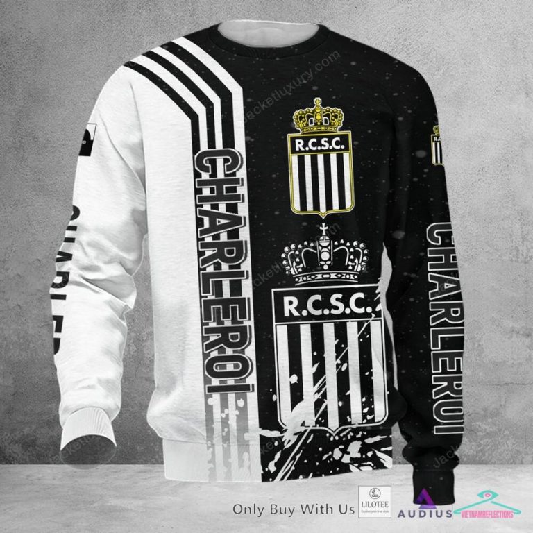 R. Charleroi S.C Black and White Hoodie, Shirt - Have you joined a gymnasium?