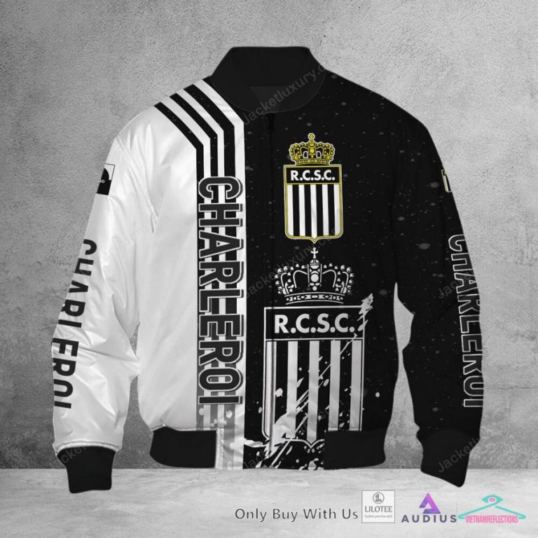 R. Charleroi S.C Black and White Hoodie, Shirt - You guys complement each other