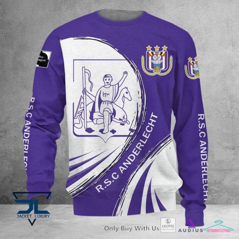 R.S.C. Anderlecht Blue white Hoodie, Shirt - You look beautiful forever
