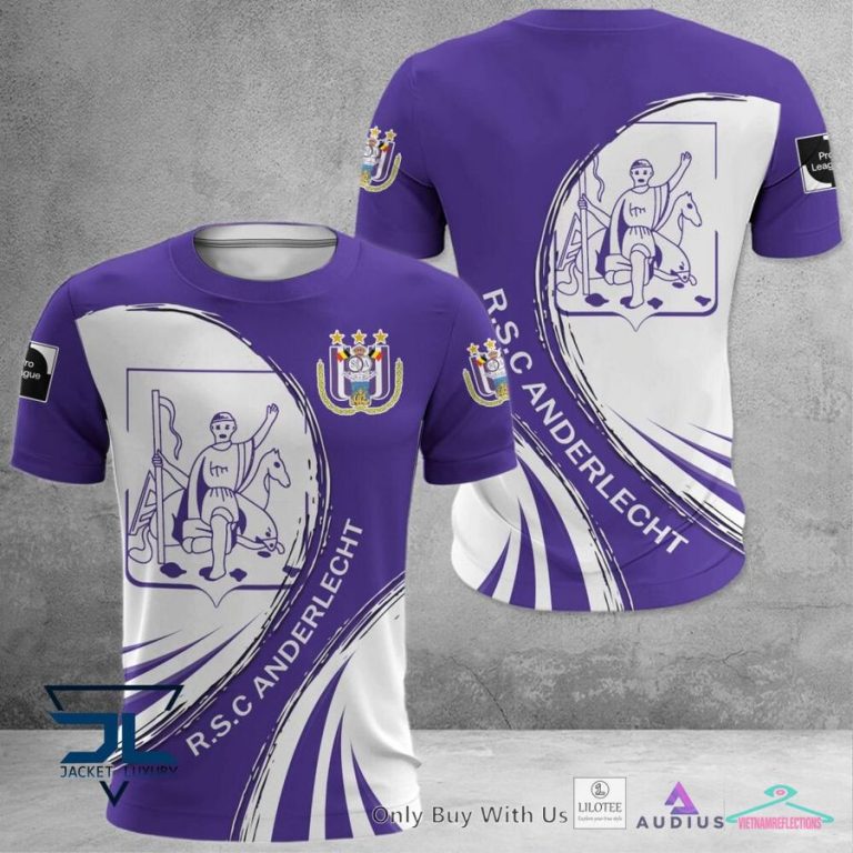 R.S.C. Anderlecht Blue white Hoodie, Shirt - You tried editing this time?