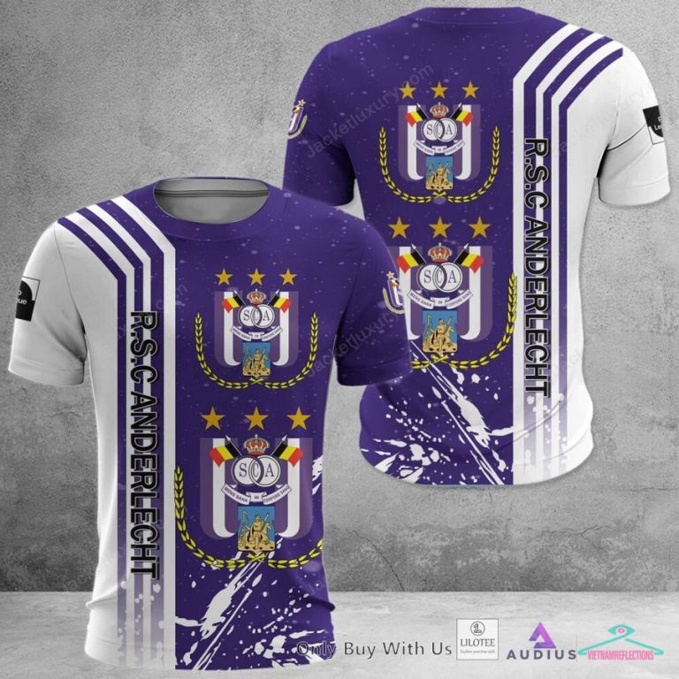 R.S.C. Anderlecht Navy White Hoodie, Shirt - Best picture ever