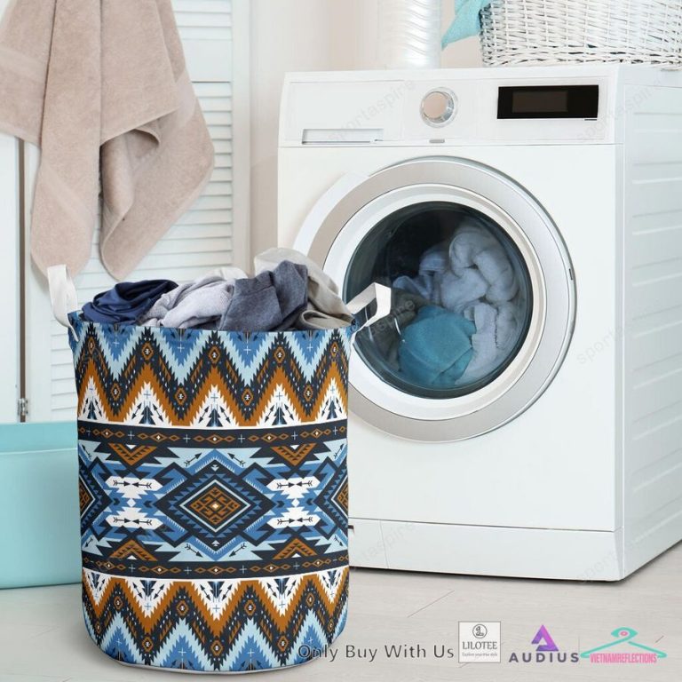 Retro Colors Tribal Seamless Laundry Basket - Great, I liked it