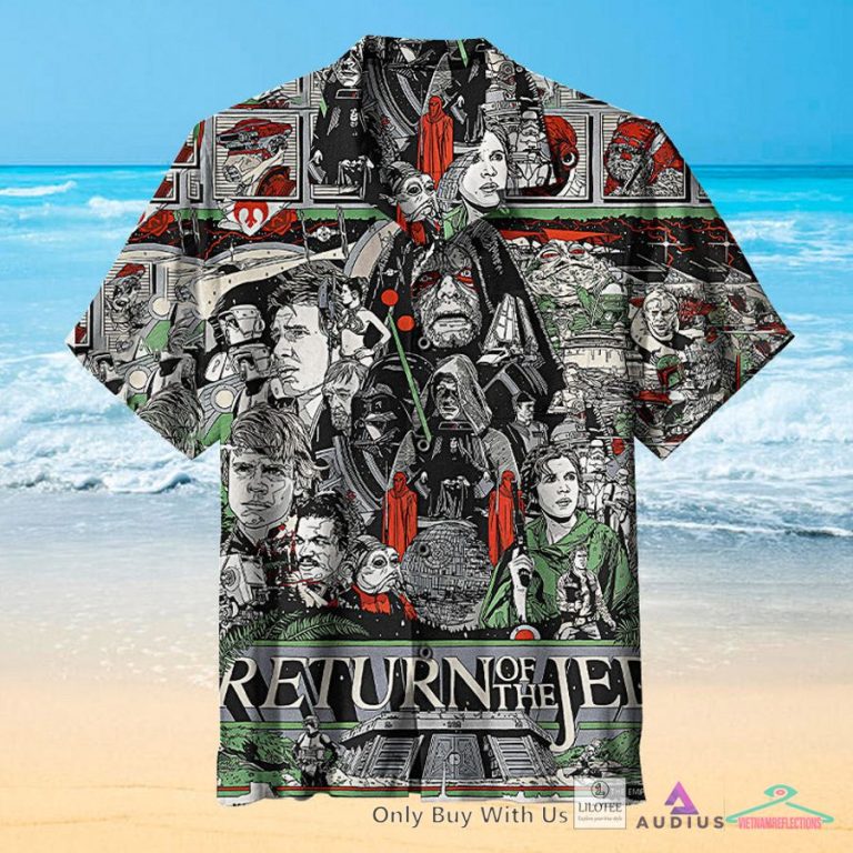 Return of the Jedi Casual Hawaiian Shirt - Long time
