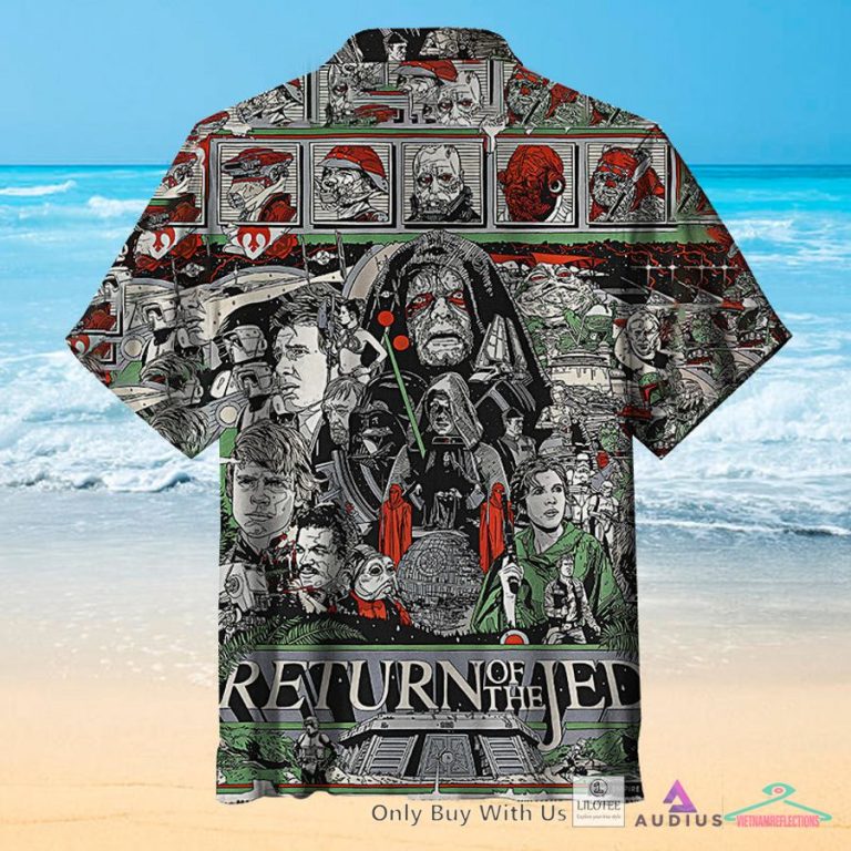 Return of the Jedi Casual Hawaiian Shirt - Rocking picture
