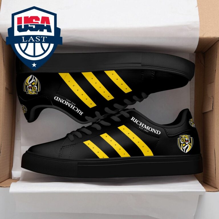 Richmond FC Yellow Stripes Stan Smith Low Top Shoes - Royal Pic of yours