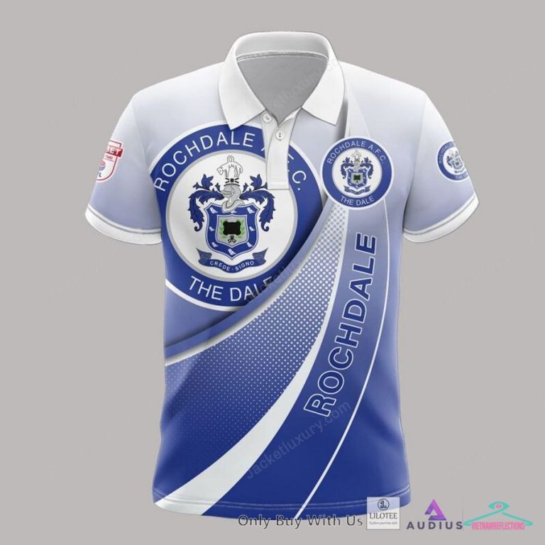 Rochdale AFC Blue Polo Shirt, Hoodie - You look too weak