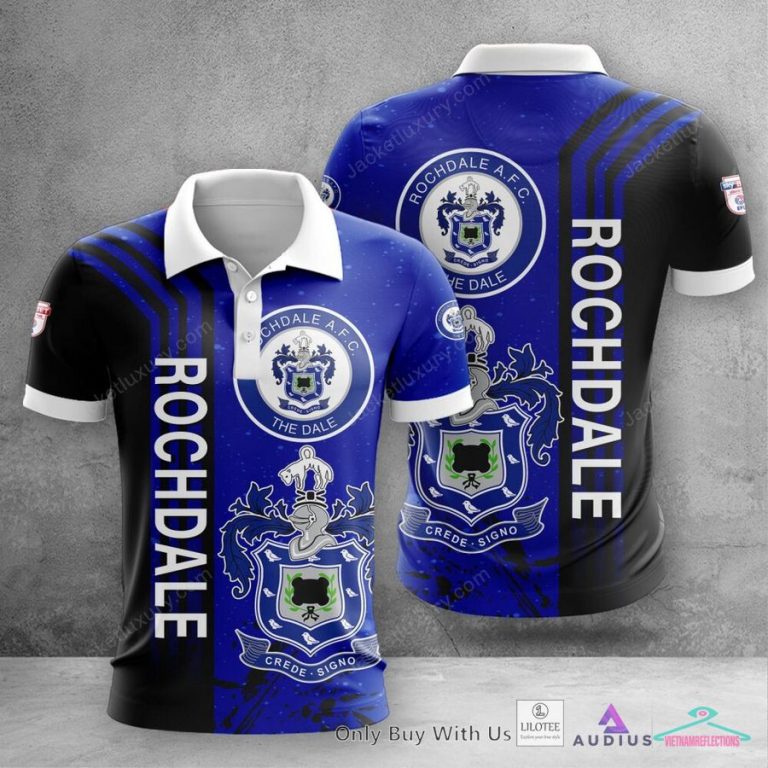Rochdale AFC Dark Blue Polo Shirt, hoodie - This place looks exotic.
