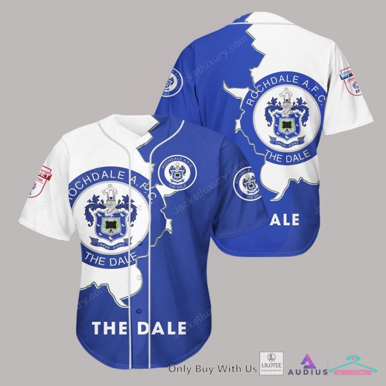 Rochdale AFC The Dale blue Polo Shirt, hoodie - Nice shot bro