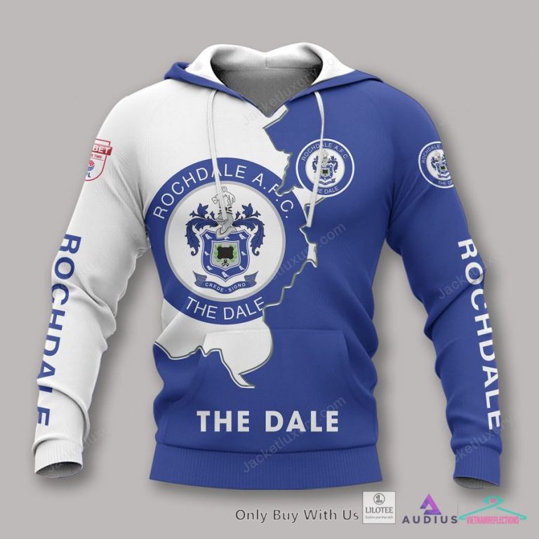 Rochdale AFC The Dale blue Polo Shirt, hoodie - Ah! It is marvellous