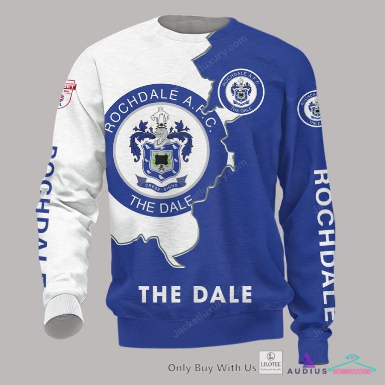 Rochdale AFC The Dale blue Polo Shirt, hoodie - You are always best dear