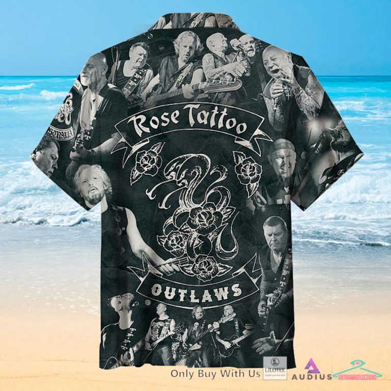 Rose Tattoo - Outlaws Casual Hawaiian Shirt - This is your best picture man