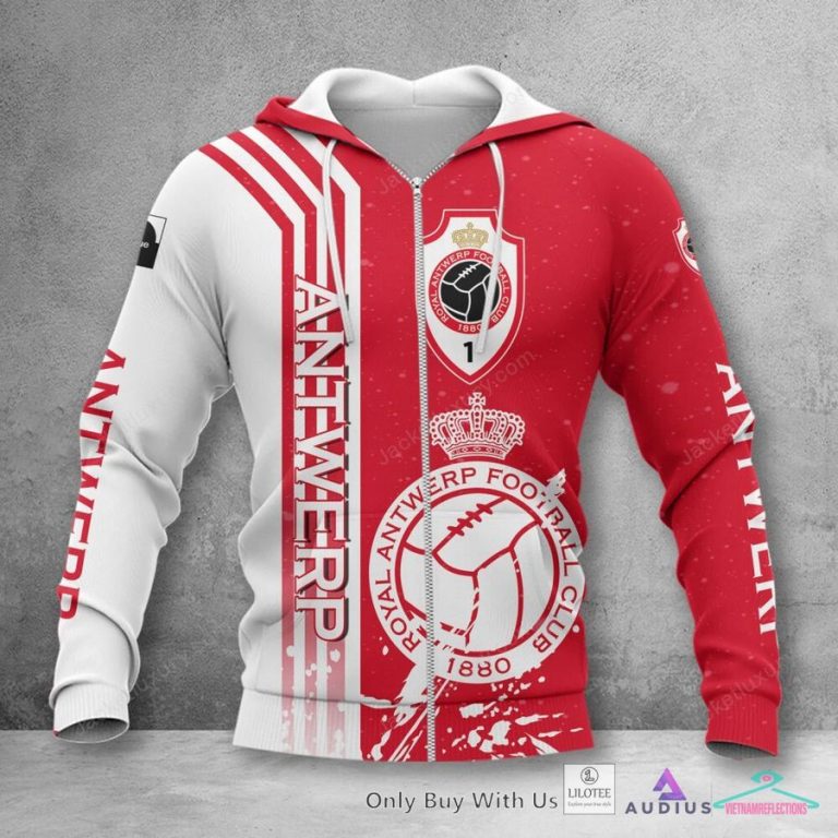 Royal Antwerp F.C White red Hoodie, Shirt - I am in love with your dress